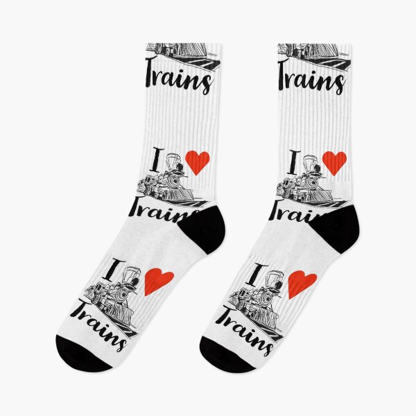 Item preview, Train driver texture be tRAin love trains I love trains heart  designed and sold by Tropical Blood.