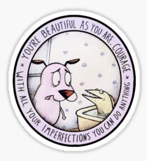 courage Sticker