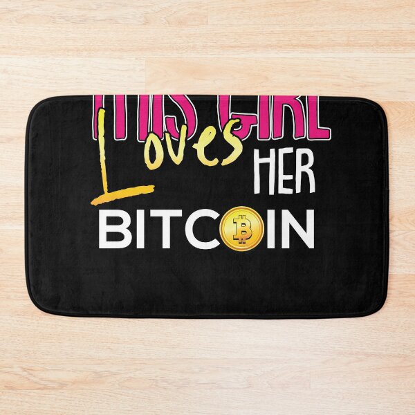 Item preview, This Girl loves her Bitcoin Crypto Hodl Blockchain Bitcoin  designed and sold by Rzelemenz.