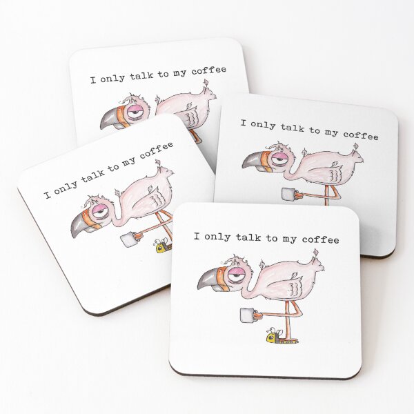 Item preview, I only talk to my coffee designed and sold by Anna Fok.