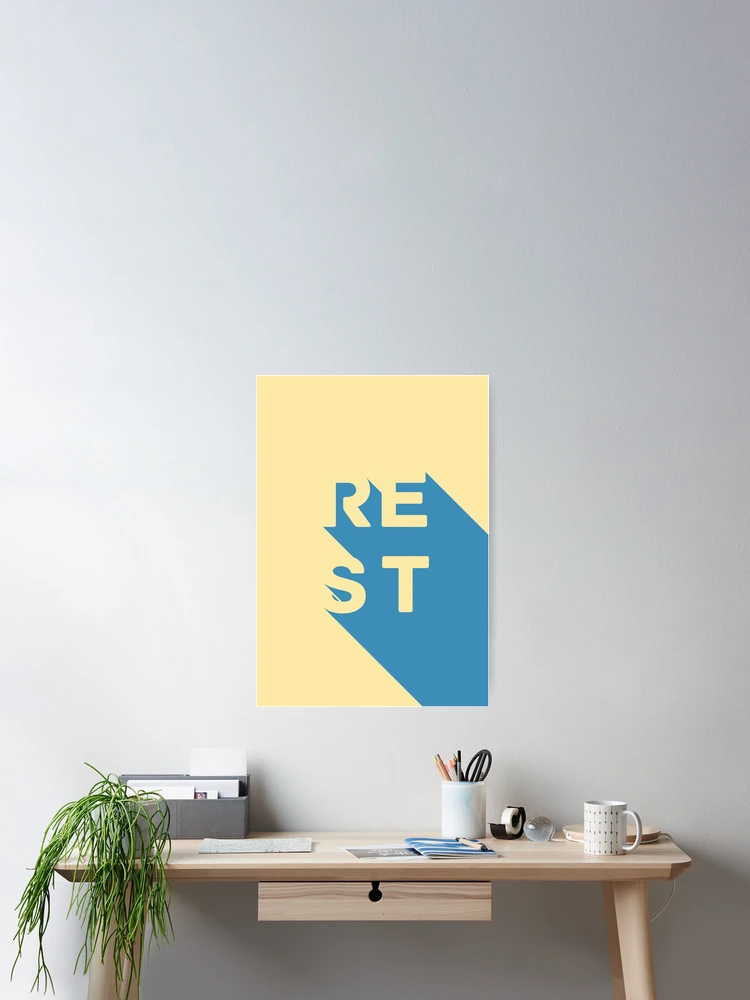 Thumbnail 2 of 3, Poster, Rest designed and sold by Timepool.