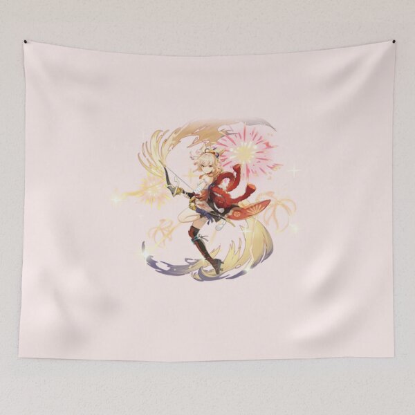 Item preview, Yoimiya Genshin Impact Splash Art designed and sold by Voidatelierr.