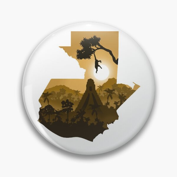 Item preview, Guatemala, map and landscape designed and sold by landscapeworlds.