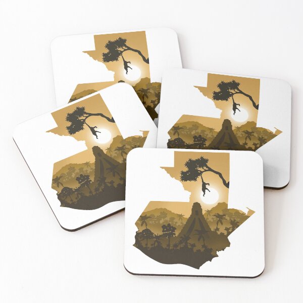 Item preview, Guatemala, map and landscape designed and sold by landscapeworlds.