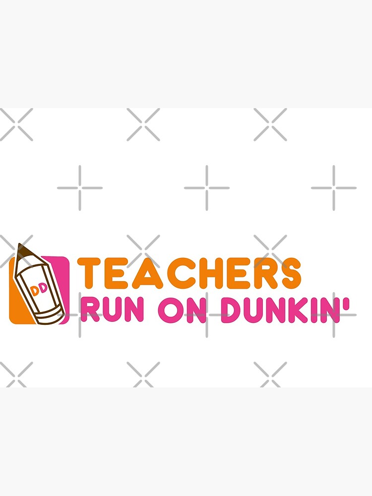Teachers Run On Dunkin With Pencil Photographic Print for Sale