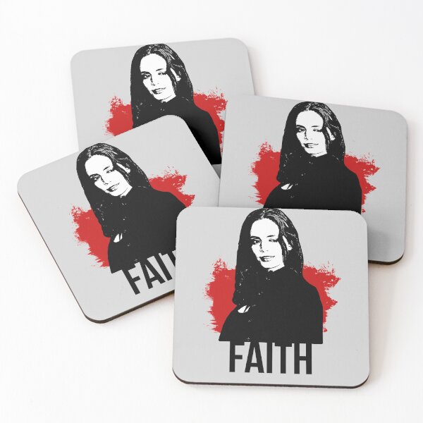 Item preview, Faith Design - Red with Black Text (BtVS) designed and sold by Vixetches.