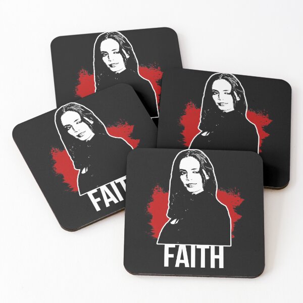 Item preview, Faith Design - Red with White Text (BtVS) designed and sold by Vixetches.