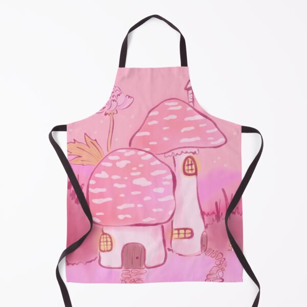 Item preview, Pink Mushroom Fairy Magical Cozy Houses designed and sold by trajeado14.
