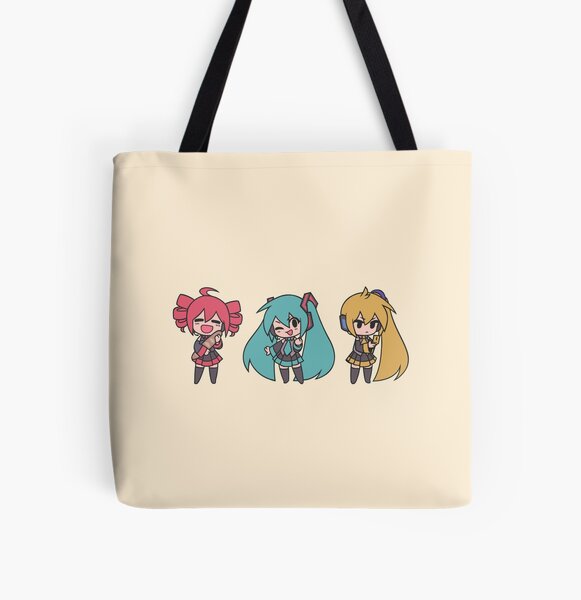 Vista previa del artículo con la obra «Chibis de triple baka de Vocaloid», diseñado y vendido por c10884.