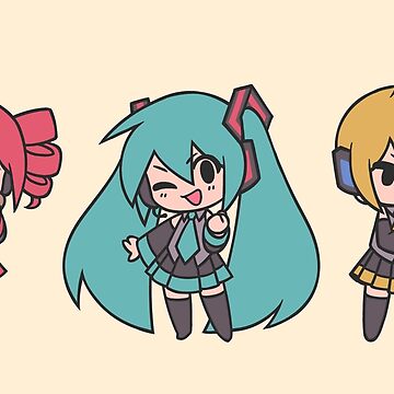 Vocaloid Triple Baka Chibis Poster for Sale by c10884