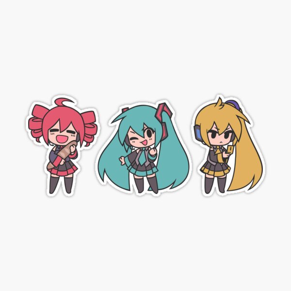 Triple Baka Squad Sticker for Sale by coupic