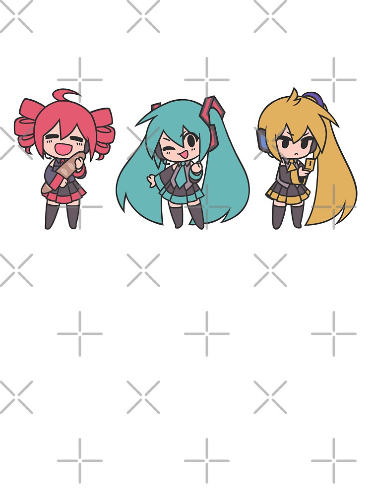 Vocaloid Triple Baka Chibis Poster for Sale by c10884