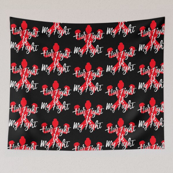 Item preview, HIV/AIDS Her Fight Is My Fight designed and sold by LadySaltwater.
