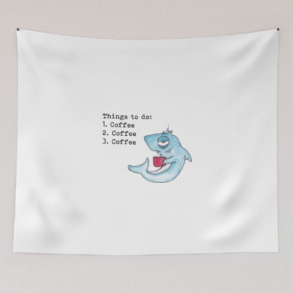 Item preview, Things to do: 1. Coffee 2. Coffee 3. Coffee designed and sold by Anna Fok.