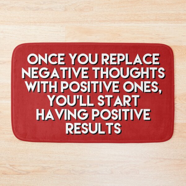 Item preview, replacing negative thoughts with positive designed and sold by Dipalo.