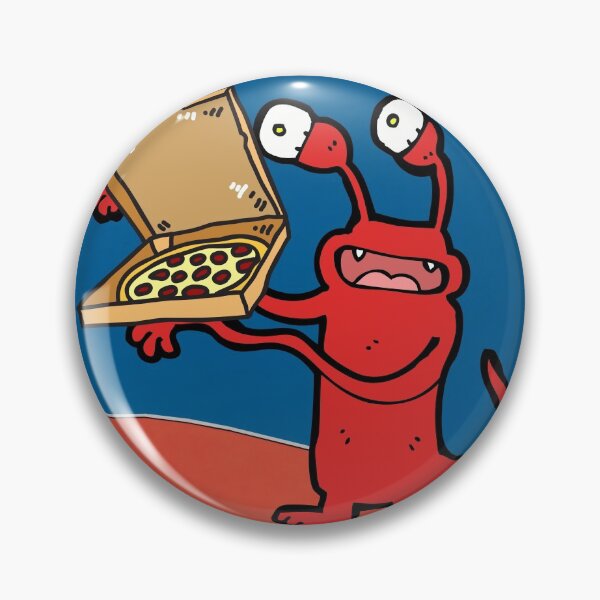Item preview, Monster Alien with Pizza  designed and sold by Taleahsdesigns.