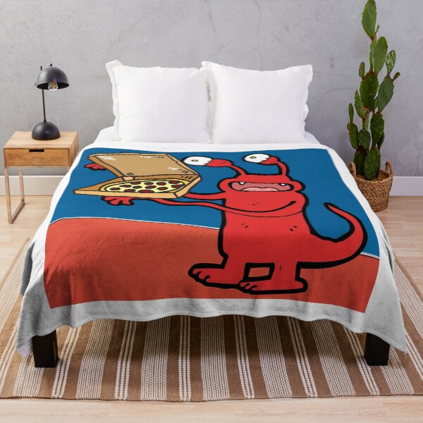 Item preview, Monster Alien with Pizza  designed and sold by Taleahsdesigns.