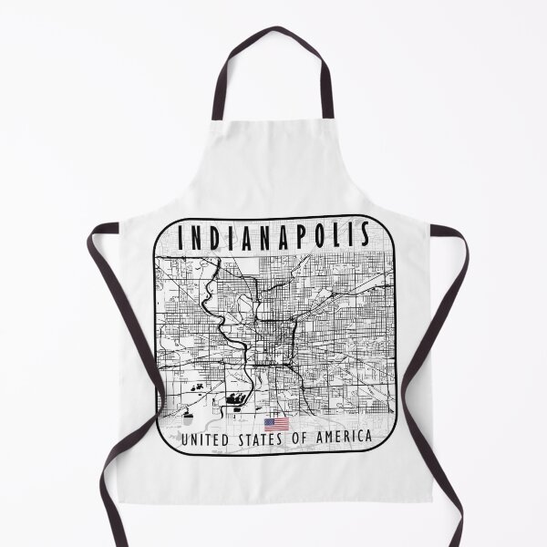 Item preview, INDIANAPOLIS MAP USA designed and sold by hatimelhag.