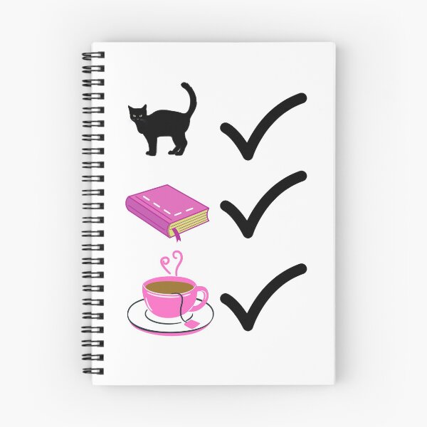 Item preview, Cat? Book? Tea? Check! Tshirt for a purrfect relaxing weekend designed and sold by swhmedia.