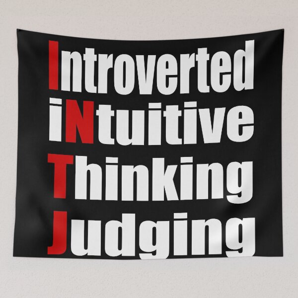 Item preview, INTJ - Introverted | Intuitive | Thinking | Judging designed and sold by NineSevenFour.