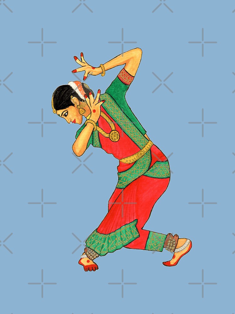 Buy StickMe 'Beautiful Indian Classical Dance - Bharatanatyam - Woman  Dancer - Creative - Colorful - Wall Sticker' -SM819 (Multi Colour, Vinyl -  100cm X 80 cm) Online at Low Prices in India - Amazon.in