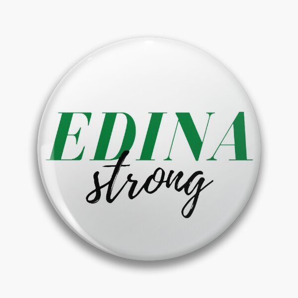 Item preview, EDINA Strong Green & Black Text Graphic designed and sold by rl2020.