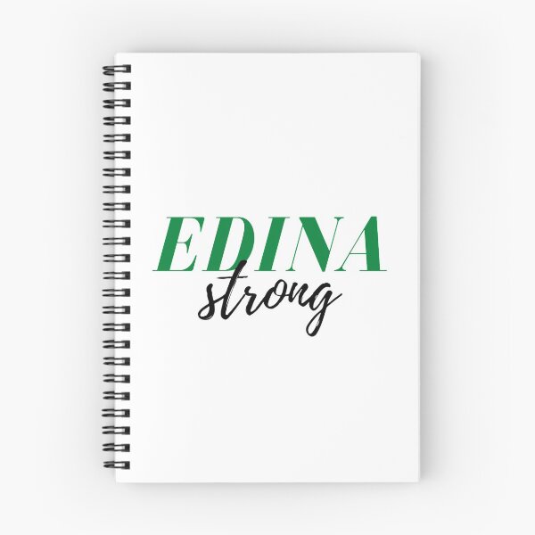 Item preview, EDINA Strong Green & Black Text Graphic designed and sold by rl2020.