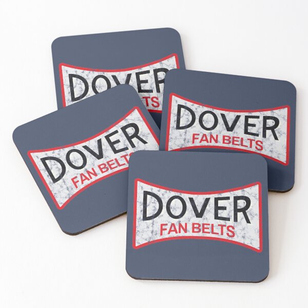 Item preview, Dover Fan Belts (Original Design - Dark Blue - Worn) designed and sold by Justin Ellis.