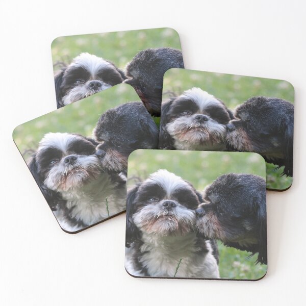 Item preview, dog kissing a dog designed and sold by ART-SUNRISE.
