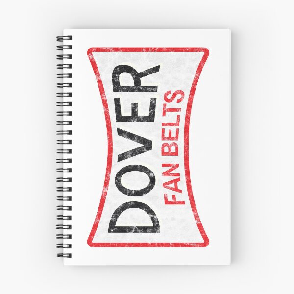 Item preview, Dover Fan Belts (Original Design - White - Worn) designed and sold by Justin Ellis.