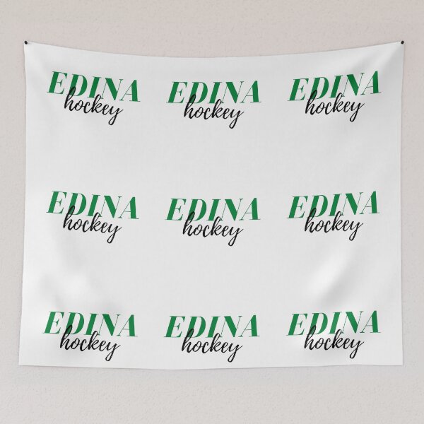 Item preview, EDINA Hockey Green & Black Text Graphic designed and sold by rl2020.
