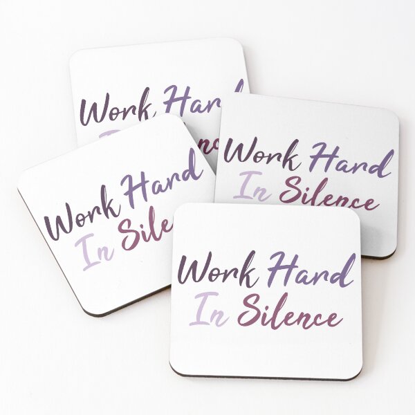 Item preview, Work hard in silence designed and sold by Dinashop.
