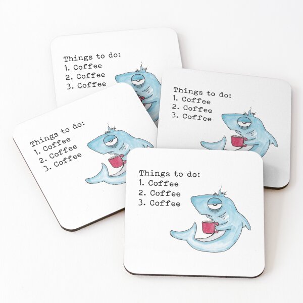 Item preview, Things to do: 1. Coffee 2. Coffee 3. Coffee designed and sold by Anna Fok.