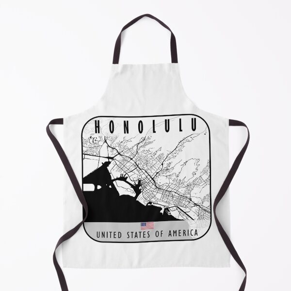 Item preview, HONOLULU MAP USA designed and sold by hatimelhag.
