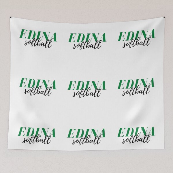 Item preview, EDINA Softball Green & Black Text Graphic designed and sold by rl2020.