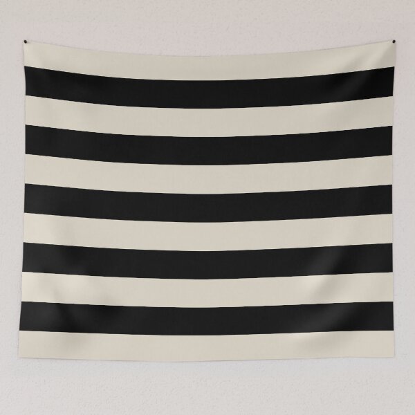 Item preview, Beige and Black Horizontal Stripe Pattern - Hue Coordinates w/Pantone Baby's Breath 11-0202 2022 Trending Color designed and sold by ColorOfTheYears.