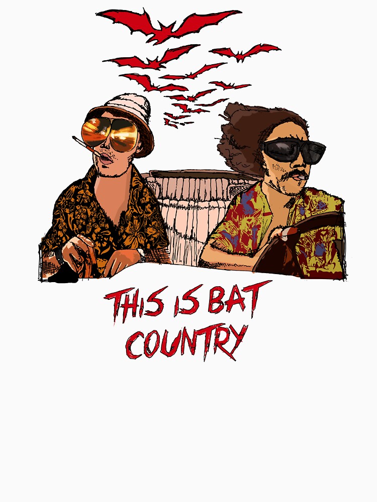 "Bat country" Tshirt for Sale by MachineElf Redbubble movie t