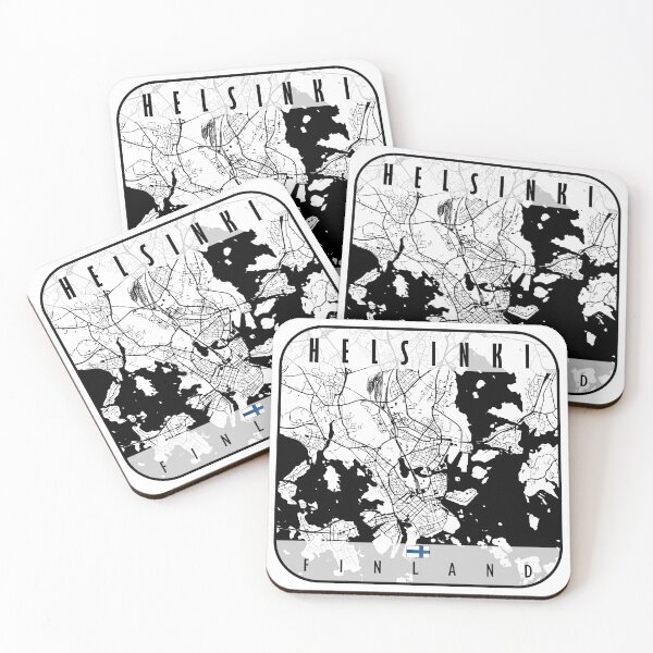 Item preview, HELSINKI MAP FINLAND designed and sold by hatimelhag.