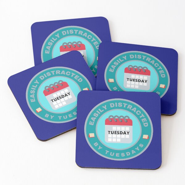 Item preview, Easily distracted by Tuesdays designed and sold by fev-rocks.