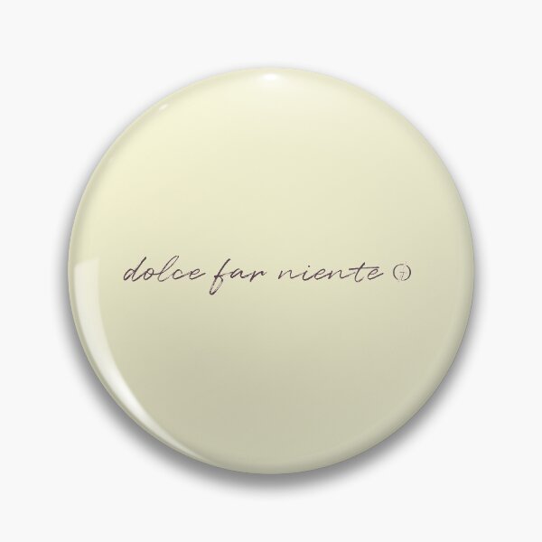 Dolce far niente | Gaudard | Purple Pin