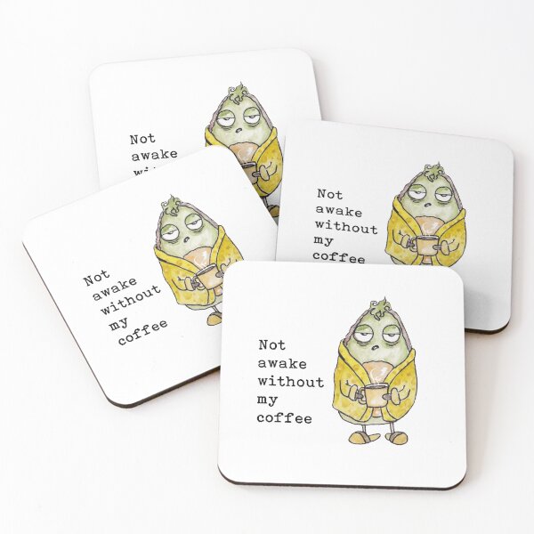 Item preview, Not awake without my coffee designed and sold by Anna Fok.