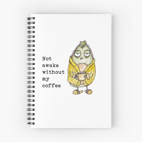 Item preview, Not awake without my coffee designed and sold by Anna Fok.