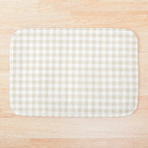 Item preview, Beige and White Buffalo Plaid Pattern - Hue Coordinates w/Pantone Baby's Breath 11-0202 2022 Trending Color designed and sold by ColorOfTheYears.