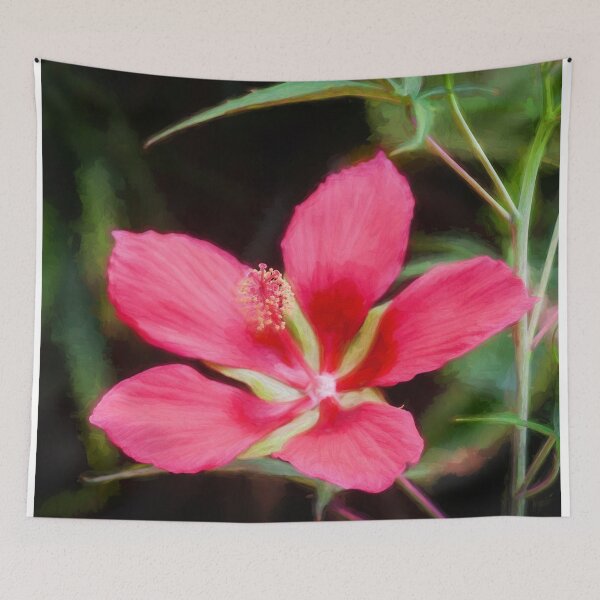 Item preview, Star of Texas Swamp Hibiscus Bloom  designed and sold by RichFrancoCars.