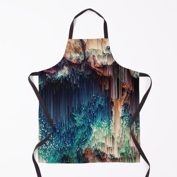 Item preview, Cave of Wonders - Abstract Glitchy Pixel Art designed and sold by Jennifer Walsh Design.