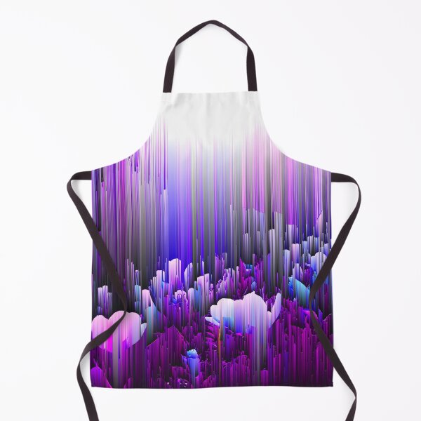 Item preview, Rain of Lavender - Glitch Abstract Pixel Art designed and sold by Jennifer Walsh Design.