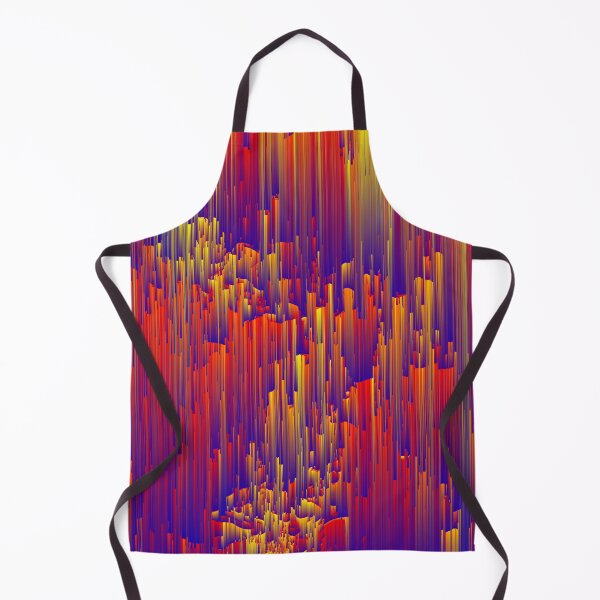 Item preview, Fiery Rain - Pixel Abstract Art designed and sold by Jennifer Walsh Design.