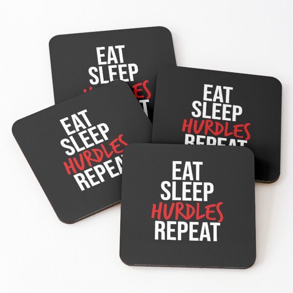 Item preview, Eat sleep hurdles repeat designed and sold by Dinashop.