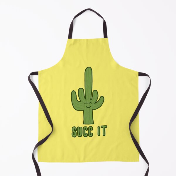 Item preview, Succ It - Cute But Rude Cactus - Yellow designed and sold by Jennifer Walsh Design.