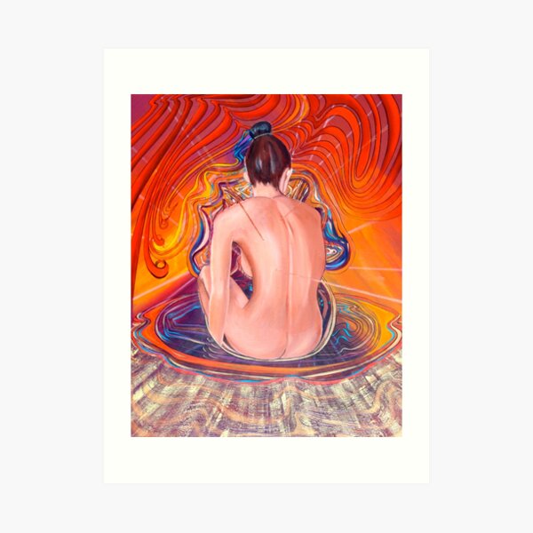 Acupuncture Energy Art Print